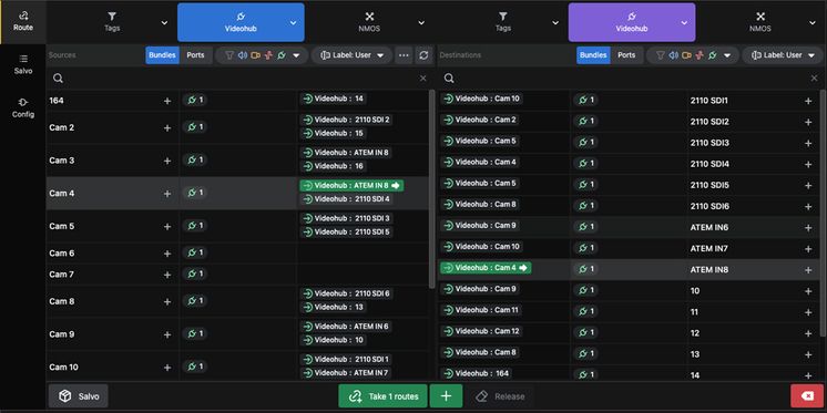Multi Routing & Salvos